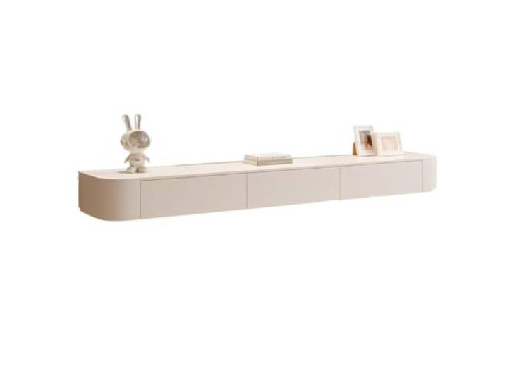 sideboard TV-Ständer, schwebender TV-Ständer, wandmontierte Medienkonsole Mit Schublade Entertainment Media Console Center for Wohnzimmer