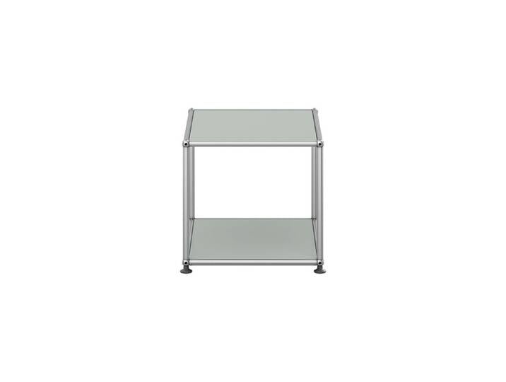 USM Haller Kaffeetisch M21 grau lichtgrau offen T 418 cm 52.3x39x41.8