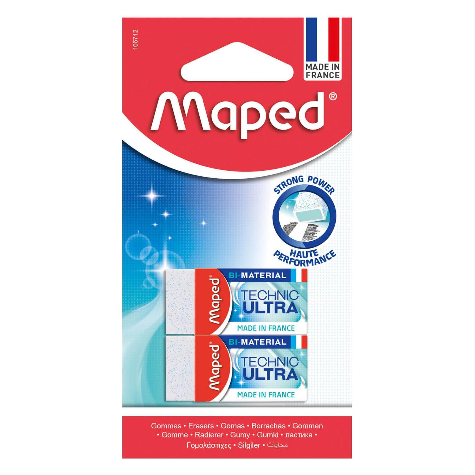 Maped Radierer TECHNIC ULTRA MINI x2 - Blister (106712)