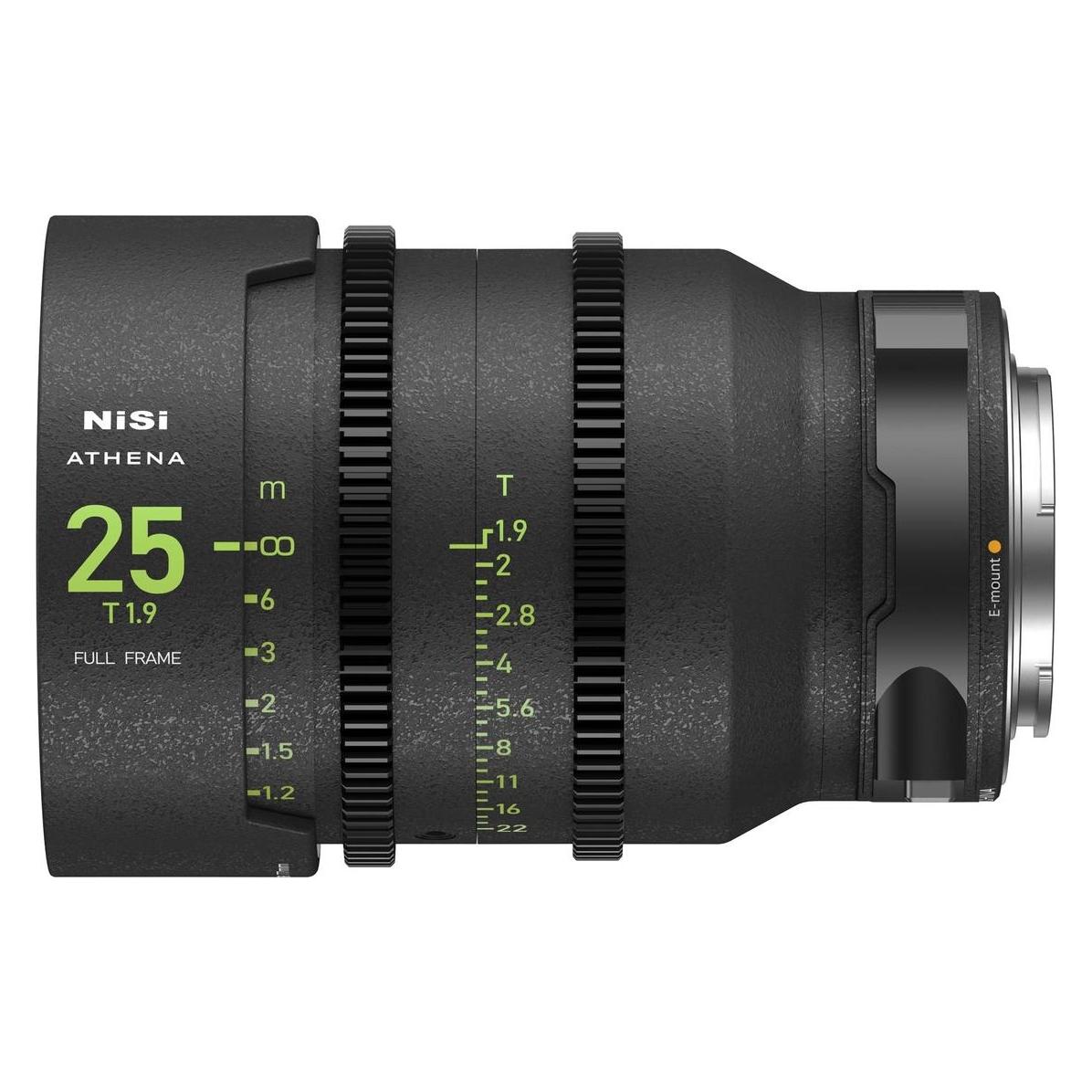 Nisi ATHENA Prime 25mm T1.9 Sony E Mount (Neuheit) (Sony E, Vollformat) (NIC-ATH-25E)