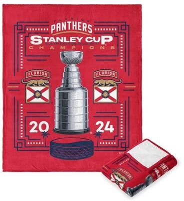 Northwest NHL Florida Panthers Dynamic Silk Touch Throw Blanket