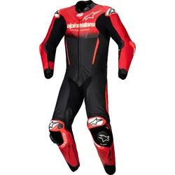 Alpinestars GP-R7, Lederkombi 1tlg. - Schwarz/Rot - 48