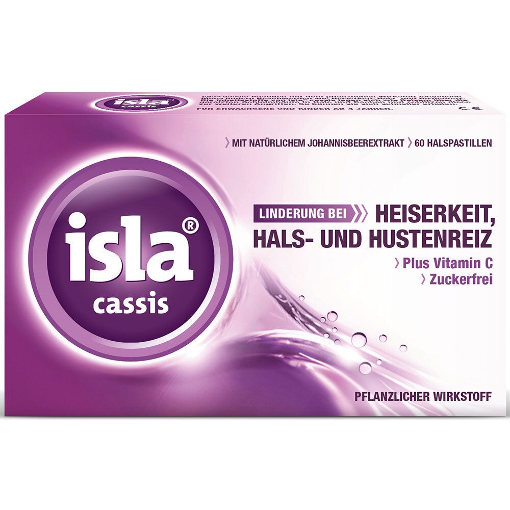 Isla Cassis Pastillen 60 St