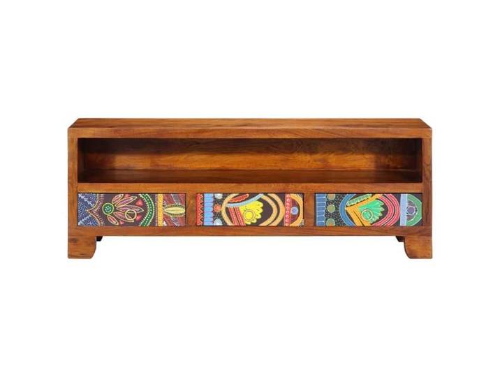 Promotion mai  * Meuble TV - Armoire Basse Pour TV - multicolore 110x30x40 bois d'acacia massif EU98874016502