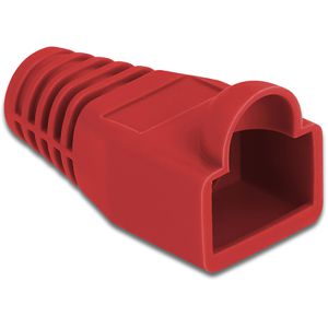 DeLock Knickschutztülle 86725, für RJ45 Modularstecker, für 6,0 mm Ø, rot, 20 Stück