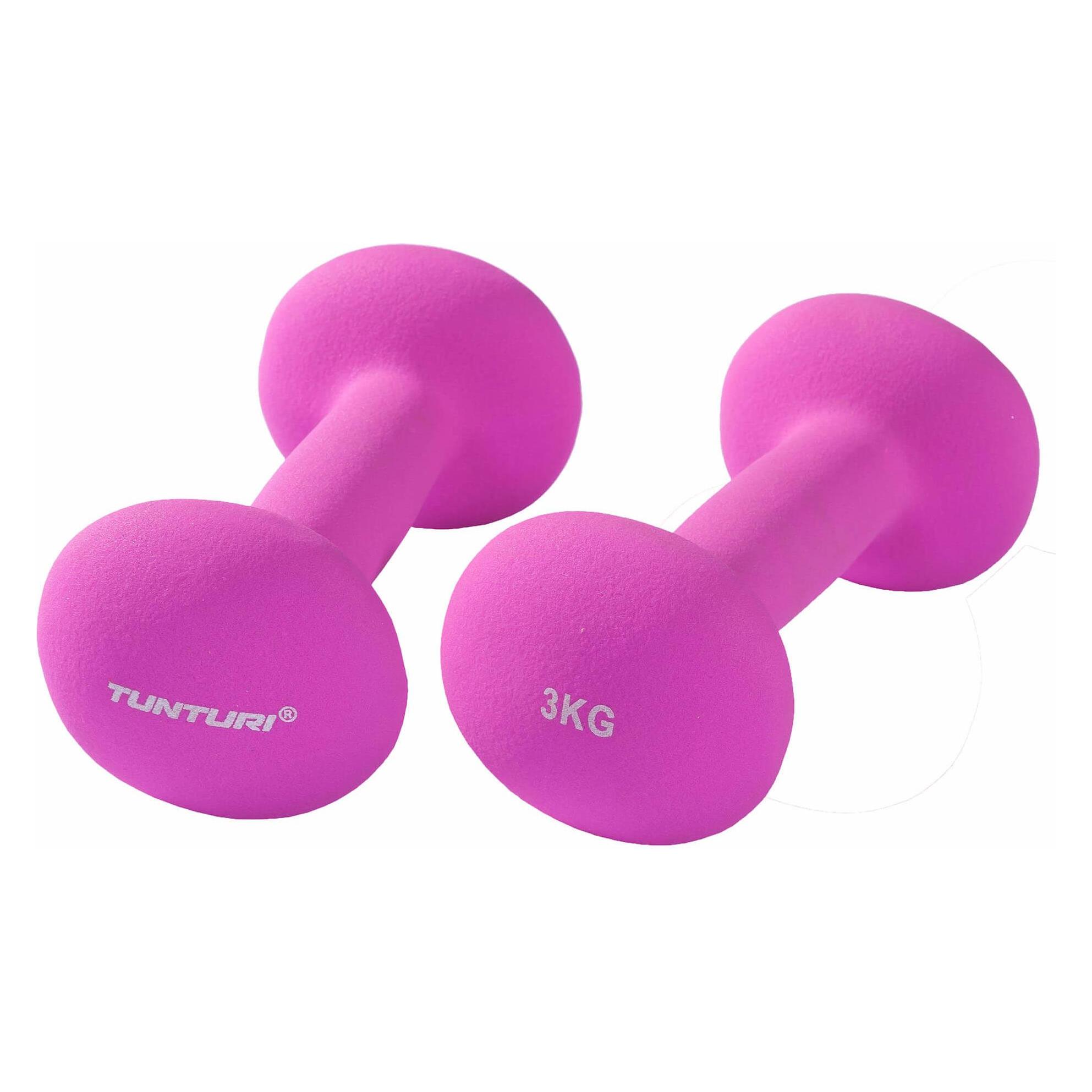 Tunturi Neopren Kurzhanteln (2 x 3 kg) (14TUSCL377)