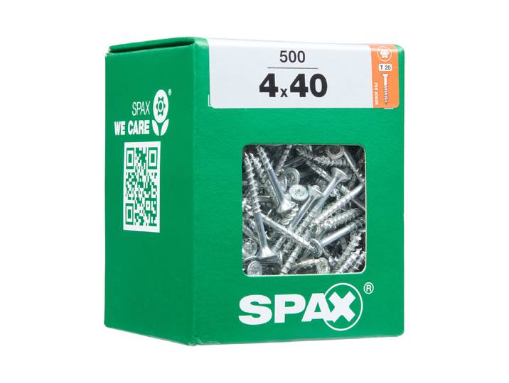 Spax TRX Senkkopf-Holzschraube 4 × 40 mm 500 Stück
