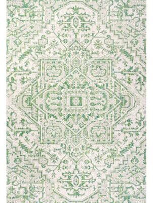 JONATHAN Y Charleston Medallion Indoor/Outdoor Area Rug