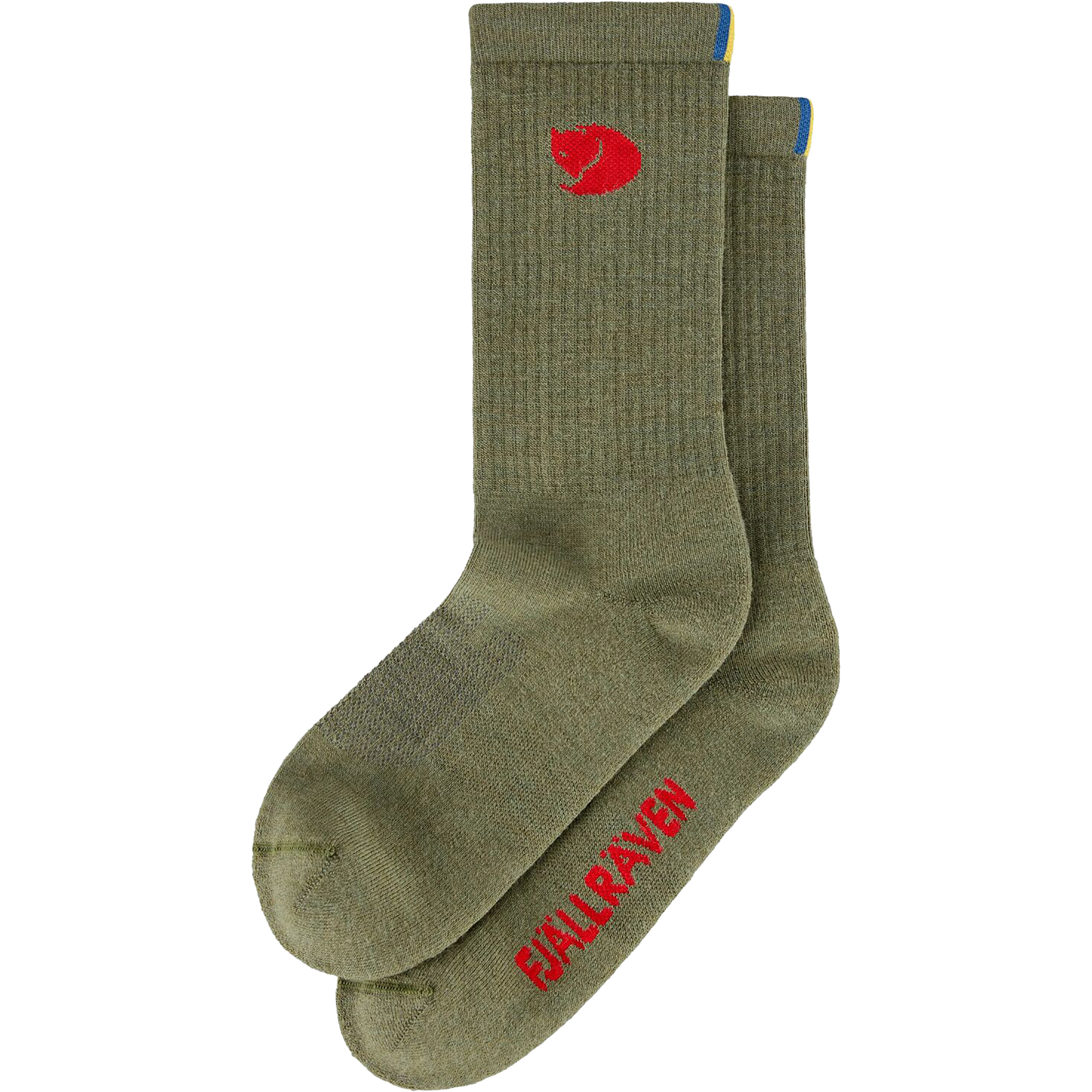 Fjällräven Fjällräven Wool Freizeitsocken oliv Größe 39 Lifestyle Hautfreundlich Merinowolle