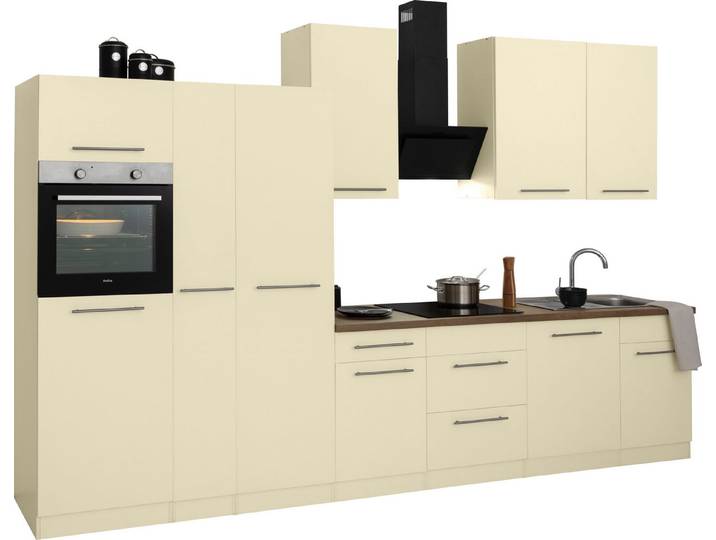 wiho Küchen Küchenzeile Unna, mit E-Geräten, Breite 360 cm