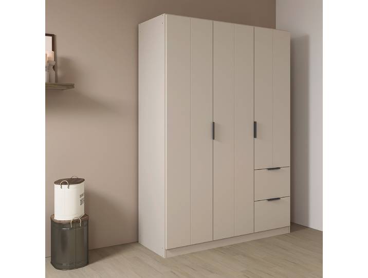 Armoire à portes battantes Ella 136cm Beige/Cachemire