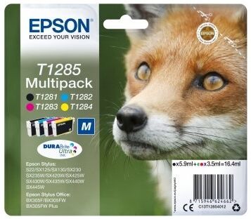Epson Nr.T1285/c13t12854022 Blækpatron, Multipakke