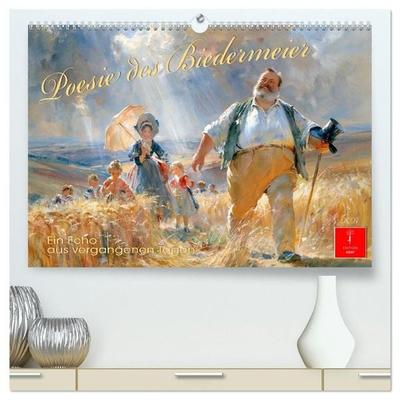 Poesie des Biedermeier (hochwertiger Premium Wandkalender 2027 DIN A2 quer), Kunstdruck in Hochglanz
