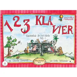 1 2 3 Kla-Vier. Heft 1, Sachbücher von Claudia Ehrenpreis, Ulrike Wohlwender
