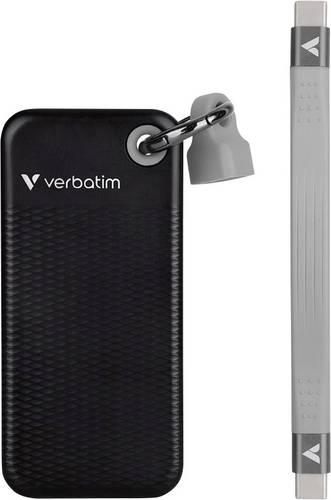 Verbatim Pocket 2TB Externe SSD USB-C (USB 3.2 Gen 2) Schwarz, Grau 32194