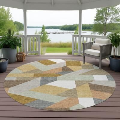 Addison Rugs Machine Washable Indoor/ Outdoor Contemporary Dexter Chantille Rug
