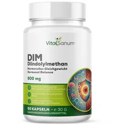 VitaSanum®- DIM – Diindolylmethan 500 mg – 1 Kapsel Tagesportion