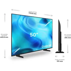 Samsung TU50U7005HUXXC (50", LED, 4K), TV, Schwarz
