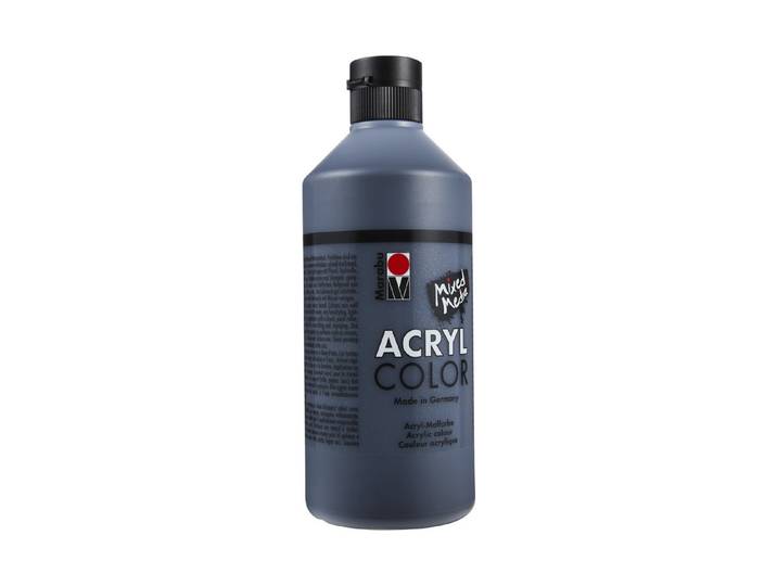 Marabu Acrylfarbe Schwarz 500 ml