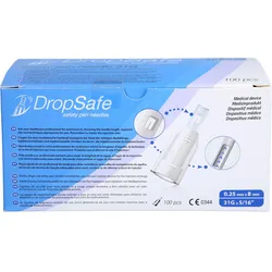 Sicherheits-Pen-Nadeln Dropsafe 31G X 8Mm 100 ST