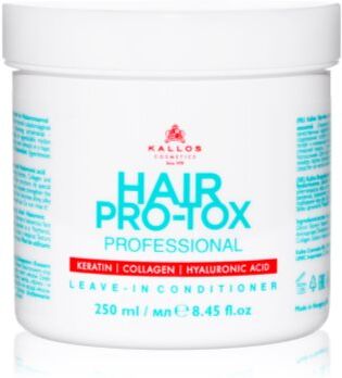 Kallos Hair Pro-Tox condicionador sem enxaguar para cabelo seco a danificado 250 ml. Hair Pro-Tox