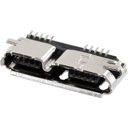 USB Steckverbinder Buchse, Einbau horizontal BB-Typ MICUBN10BBS econ connect Inhalt: 1 St.