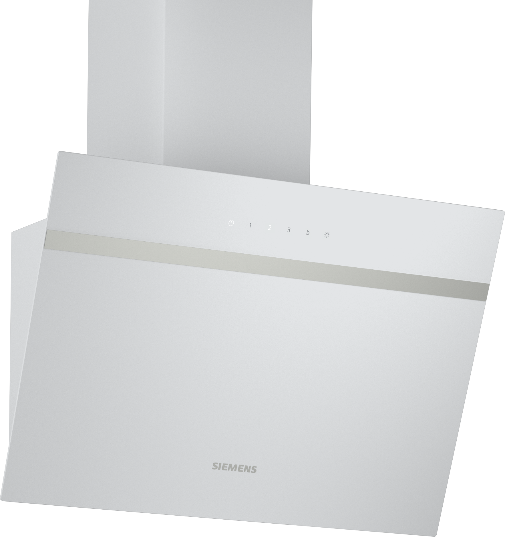 Siemens Kopffreihaube "LC65KDK20", Energieeffizienz: A, silber (weiß), B:59cm H:37,5cm T:32,5cm, Dunstabzugshauben, Geruchs- & geräuscharme Küche dank leisem Motor, Kopffreihaube