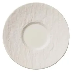 Villeroy & Boch Mokka-/Espressountertasse Manufacture Rock blanc, Untertasse, Weiss