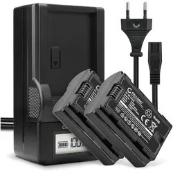 Subtel Akku für FujiFilm X-T5, X-S20, Fuji X-T4, GFX 50S II, GFX100, X-H2S, X-H2 (Kamera Akku), Kamera Stromversorgung, Schwarz