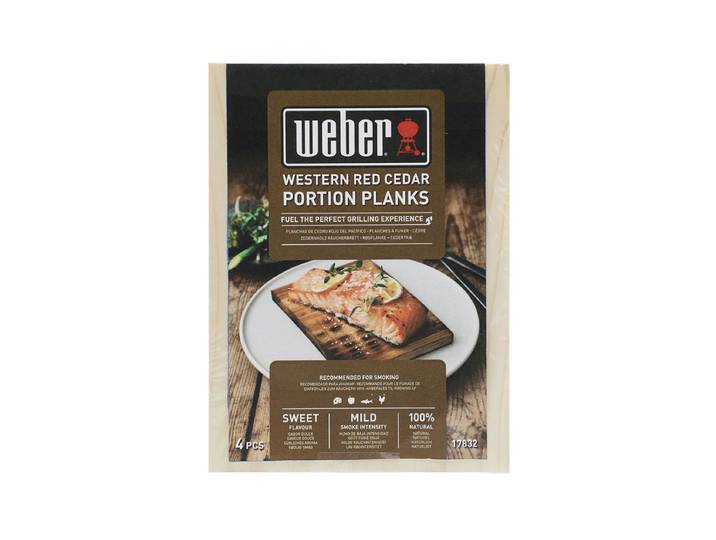 Weber Räucherbretter aus Zedernholz Serviergrösse 4 Stk. Zubehör