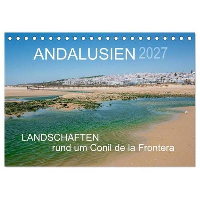 Andalusien - Landschaften rund um Conil de la Frontera (Tischkalender 2027 DIN A5 quer), CALVENDO Monatskalender