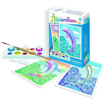 Aquarell-Malerei - Aquarellum Mini Delfine