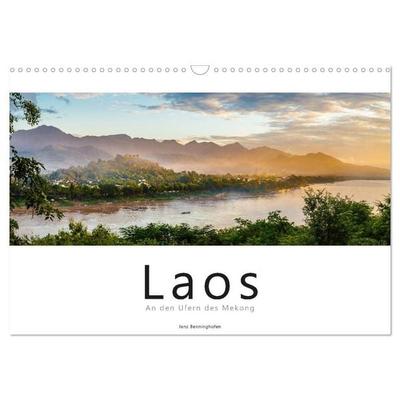 Laos - An den Ufern des Mekong (Wandkalender 2027 DIN A3 quer), CALVENDO Monatskalender