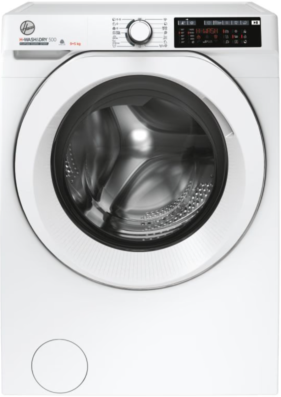 Ⓜ️🔵🔵🔵 HOOVER HD 495AMC/1-S - Lavasciuga, 9/5 kg, 1400 giri, H-WASH&DRY 500, Motore INVE