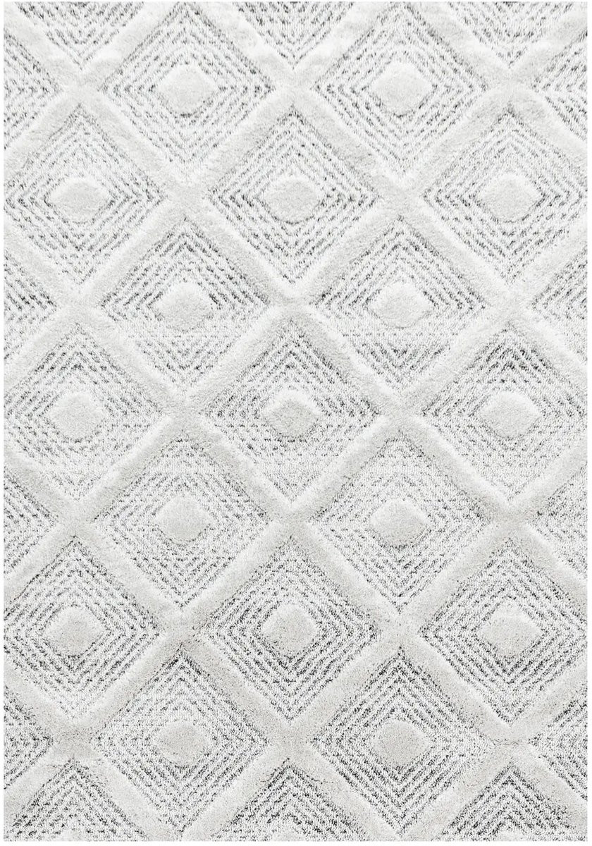 Dutch XXL Scandinavisch Vloerkleed Pisa Diamanten Grijs