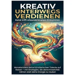 Kreativ unterwegs verdienen: Kunst trifft ortsunabhängiges Einkommen, Ratgeber von Jana Werner
