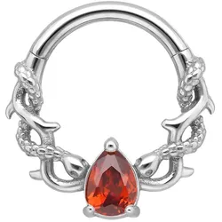 Chirurgenstahl Segmentring Clicker SCHLANGEN + DORNEN