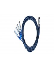 QNAP 100 GBase Direktanschlusskabel QSFP28 M zu SFP28 M 1.5 m (CAB-DAC15M-Q28B4)