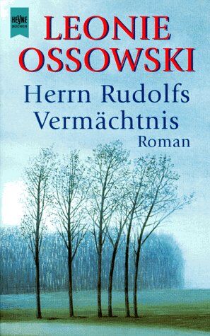 Leonie Ossowski - Herrn Rudolfs Vermächtnis - Preis vom 30.09.2026 09:01:18 h