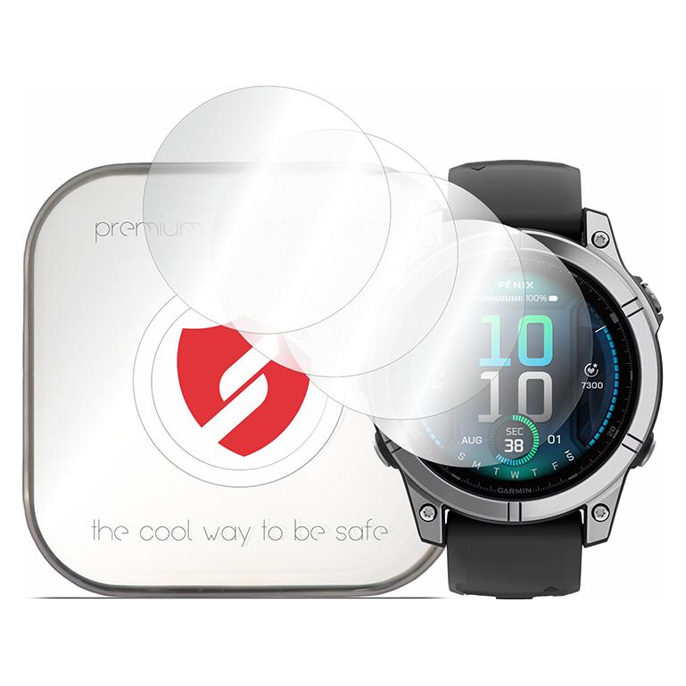 Smart Protection - Premium Classic (4 pack) - Garmin Fenix E - Clear (56361110)