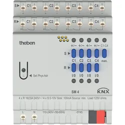 Theben Schalt-/Dimmaktor SM 4 KNX