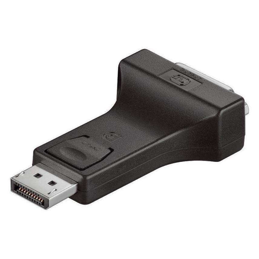 Good Connections Adapter Displayport Stecker zu DVI-I 24+5 Buchse, (DisplayPort) (DVI-DP)