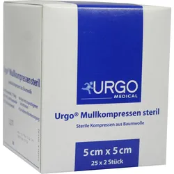 Urgo Mullkompr 5x5cm Steril 50 ST