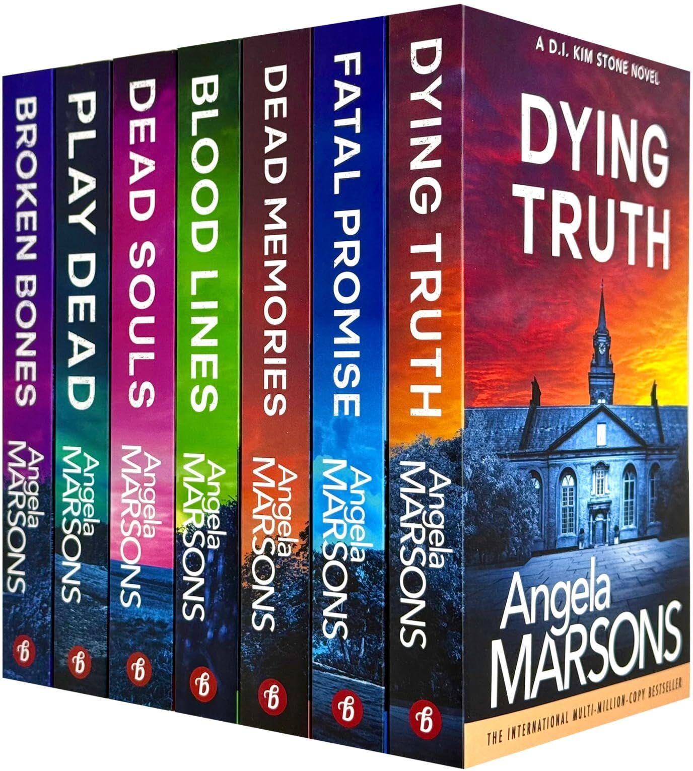 Bookouture ltd Detective Kim Stone Series 4-10 Collection 7 Books Set By Angela Marsons (Play Dead, Blood Lines, Dead Souls, Broken Bones, Dying Truth, Fatal Promise