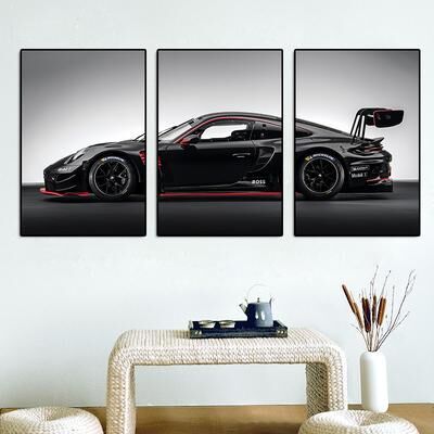 Perfect Picks Market Vintage Car Wall Art Set Industrial Automotive Canvas Prints b l