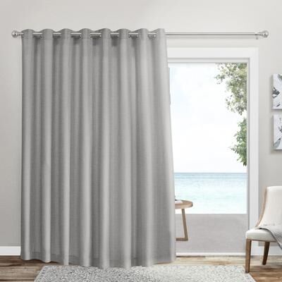 Home Loha Patio Grommet Top Single Curtain Panel