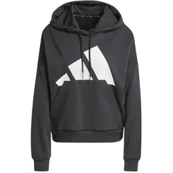 adidas Essentials Big Logo French Terry Loose Hoodie Damen - blac
