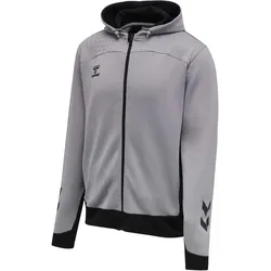 hummel LEAD Zip Polyester Hoodie grey melange XXL