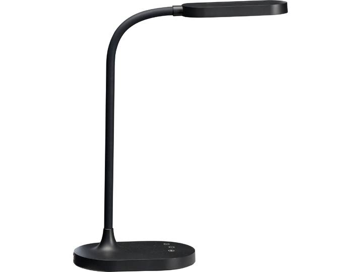 Lampe de bureau Led intégrée Luis Bruneau - 5 W - Bras flexible, noir - Lampes de bureau - Bruneau