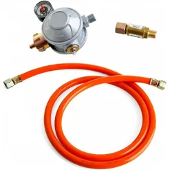 All'Grill, Grillausstattung + Ersatzteile, Gas-Anschluss-Set, 30 mbar für Gastro, Gewerbe & Catering
